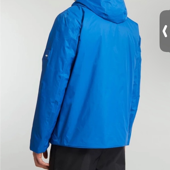 RAINS FUSE ANORAK IN WAVES UNISEX SZ MEDIUM NWT PUFFY PULLOVER RAINCOAT - Picture 6 of 7